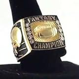 Fantasy Football Champion Ring / Heavy FFL Studded Championship Winner - Decade Awards - League Champ