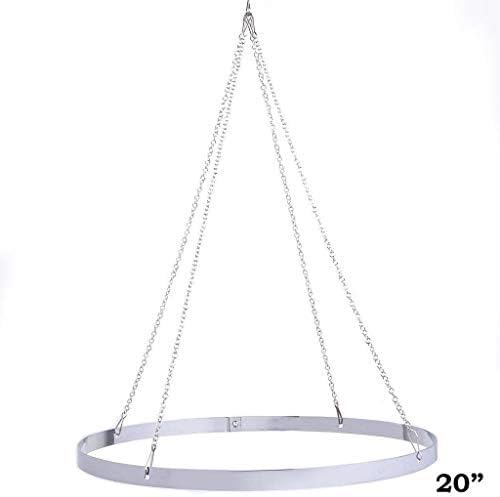 20" Ceiling Draping Hoop Ring Hardware Kit for Wedding Party Decorations