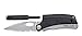 Tool Logic SLP2 SLPro Satin Polish Folding Knife (Black/Silver, 3-Inch blade)