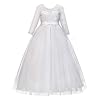 OBEEII Meisjes Prinses Jurk Bloemen Kant Baljurk Party Kostuum Pageant Ceremonie Bruiloft Bruidsmeisje Communie…