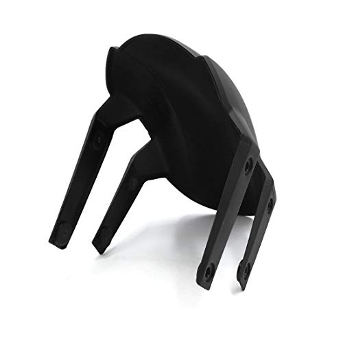 uxcell Universal Black Motorcycle Rear Wheel Fender Splash Guard Mudguard w Bracket