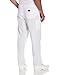 Landau Scrub Zone Unisex Relaxed Fit 2-Pocket Drawstring Cargo Scrub Pants 85221 White
