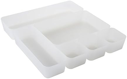 Organizer Trays for Home &amp; Office Storage. Kitchen Bathroom Closet Desk &amp; Office. Flexible Organization of Cutlery Cosmetics Stationery. 6 piece set from Organized Little Life to Reduce Clutter Now!