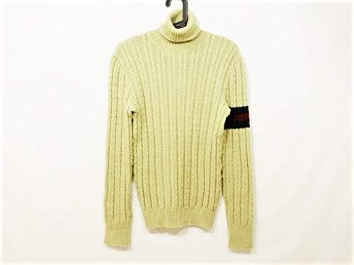 Amazon グッチ Gucci セーター 長袖セーター メンズシェリー イエロー グリーン レッド 中古 セーター 通販