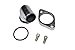 A-Team Performance 15° Swivel Polished Water Neck Thermostat Housing Compatible With Chevrolet SBC BBC Small Block Big Block Chevy 283 302 305 327 350 383 396 427 454 502 Silver