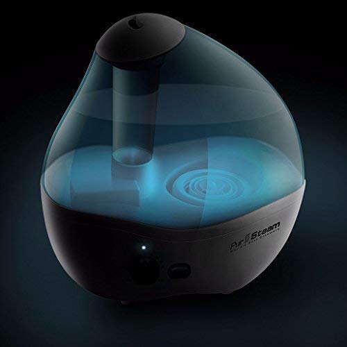 Cool Mist Humidifier, 11 Variable Mist Control Settings, Nightlight, Superior Ultrasonic 2.2 Liter Whisper-Quiet Operation, Ideal for Baby Rooms, Auto Shut-Off, 20 hours Operating Time