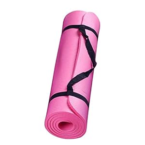 YCEOT 15 mm dikke en duurzame yoga mat workout elastische antislip fitness gymnastiekmatten tas drager dikke knie…