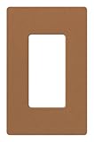 Lutron Claro 1 Gang Decorator Wallplate, SC-1-TC, Terracotta