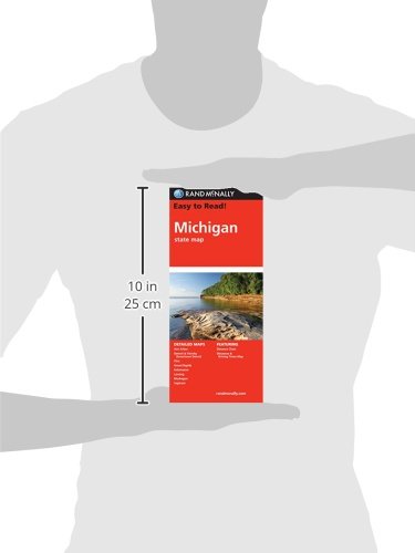 Easy To Read: Michigan State Map (Rand McNally Easy to Read!) - //medicalbooks.filipinodoctors.org