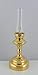 The Miniature Lighting Co Dolls House Led Battery Brass Gold Hurricane Lamp Warm Light