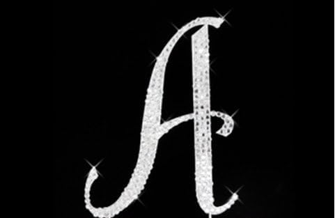 Perfectmaze Rhinestone Cake Toppers Collection Wedding Anniversary Cake Decoration (A)