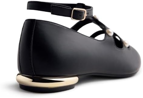 Damen Motley Mary Jane Schuh, Schwarz, 37 EU