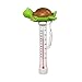 POOLWHALE Floating Pool Thermometer,Cool Style Water Temperature Thermometers with String, Shatter Resistant, for Outdoor and Indoor Swimming Pools, Hot Tub, Spa,and Pond (Turtle)