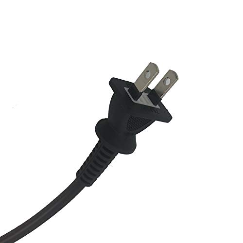 1FT Short Extension Power Cord 2 Prong, BolAAzuL 12" Short Exterior 2