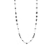 LaRaso & Co Long Necklace for Women Handcrafted Silver Tone Czech Glass Crystal Bead Gifts for Wife