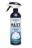 FAULTLESS Maxx Trigger Pump Liquid Starch (20 Oz, 4 Pack) Liquid Starch for Ironing, Makes Your Clothes New Again, Use as a Spray on Starch, Reduces Ironing Time with No Flaking, Sticking or Clogging