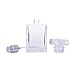 Enslz 30ML Portable Transparent Glass Perfume Empty Bottle Refillable Atomizer For Travel (Transparent)