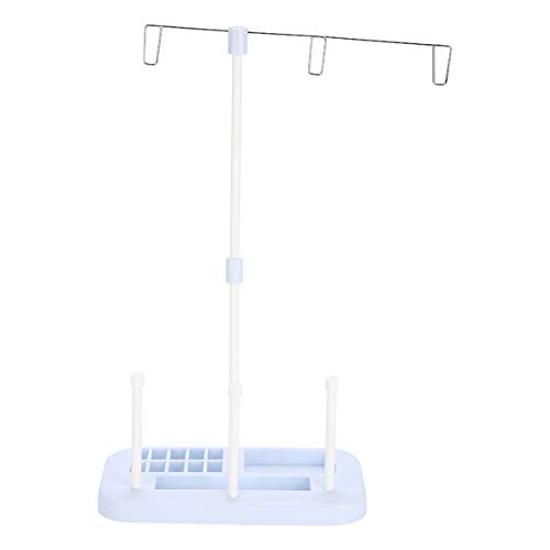 Sewing Thread Stand Household 3 Spools Holder for Sewing Embroidery Quilting Serger Machines (Color : Light Blue)