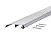M-D Building Products 08433 3-1/2 in. x 5/8 in. x 36 in. Silver Aluminum and Vinyl Heavy Duty Low-Profile Outswing Door Threshold