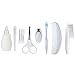 Baby Grooming kit – Best For Newborn, Toddler, Infant - Great Baby Shower Gift - Complete 8 pcs Nursery Set incl Nail Clippers, Nasal Aspirator, Hairbrush, Soft Bristle Hair & Toothbrush - Unisex