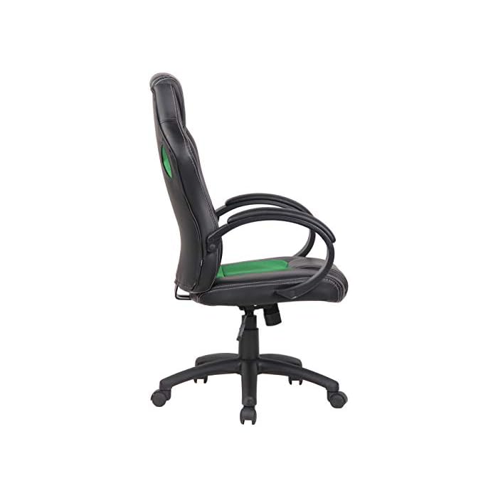 Silla Racing De Oficina Fire Estilo Deportivo I Silla Gaming Regulable En Altura & Giratoria I Silla Gamer con Ruedas Deslizantes I Color:, Color:Verde Claro 3 Silla Racing De Oficina Fire Estilo Deportivo I Silla Gaming Regulable En Altura & Giratoria I Silla Gamer con Ruedas Deslizantes I Color:, Color:Verde Claro - Imagen 4