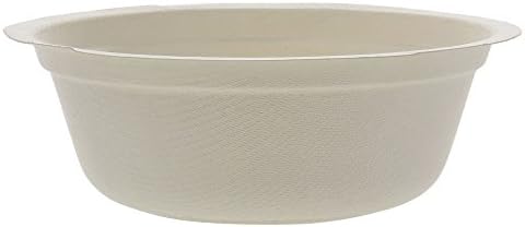 Stalk Market 12 oz Natural Sugarcane Soup Bowls - 5 1/2"Dia x 2"H