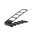Stock Show 1Pcs Space Saving Metal TV Remote Control Storage Organizer/Caddy/Rack/Organizer,Black