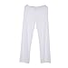 iEFiEL Mens Mesh See Through Home Lounge Pants Nightwear (M, White)