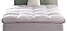 Restful Nights Heritage Collection Featherbed Mattress Topper, Plush Bed Topper, Featherbed, 100% Cotton Cover, Resilia Feather, Full Mattress Topper, White