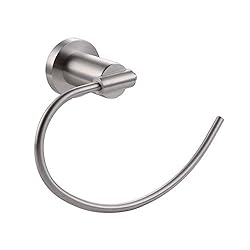 See KES SUS304 Stainless Steel Towel Ring Wall Mount, Brushed Finish, A2380-2 Details