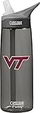 NCAA Virginia Tech Hokies Unisex CamelBak Eddy 75L Collegiate Water Bottle, CHARCOAL, 75 Liter