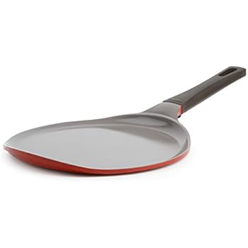 Crepe Pan - 10 inch Ceramic Nonstick in Chili Pepper Red