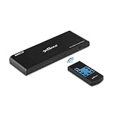 gofanco 4K 60Hz 5x1 HDMI 2.0 Switch with IR remote control - 5 Port HDMI Switch Switcher Selector 4K @60Hz 4:4:4, HDR, 3D, HDMI 2.0, HDCP 2.2, 18Gbps, 5 in 1 Out, 5 to 1 (HDRswitch5P)
