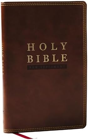 NKJV Holy Bible, Super Giant Print Reference Bible, Black Leather