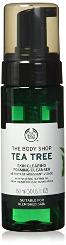 tea tree the body shop facial wash