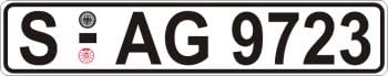 Standard German Plate