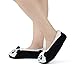 GLENMEARL Womens Warm Cozy and Lovely Animal Non-Skid Knit Indoor Home Floor Slippers Socks for Adults Girls … (6.5-8.5, Black Panda)