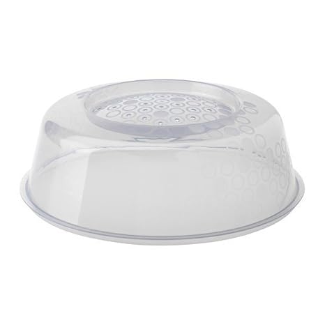 IKEA PRICKIG Mikrowellendeckel in grau; (26cm)