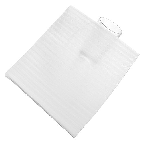 Foam Wrap Cup Pouches 7 3/8" x 7 1/2" (60 Count), Cushion Pouches to Protect Dishes, Glasses, Porcelain & Fragile Items, Packing Supplies for Moving by California Basics