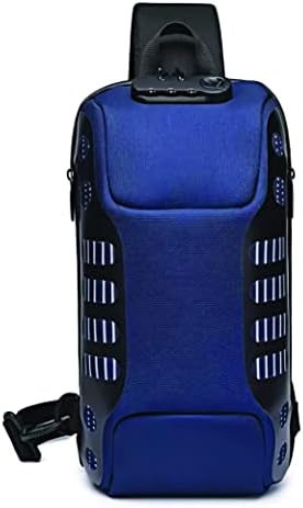 Ozuko 9339 unisex waterproof anti theft crossbody bag with  display picture 1