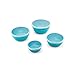 KitchenAid Classic Prep Bowls, Set of 4, Aqua Sky