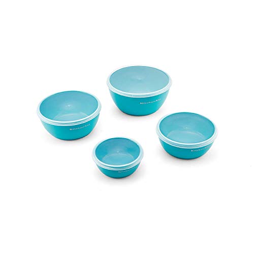 2 KitchenAid+Prep+Bowls+Lids+Aqua