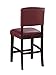 Linon FBA_ Monaco Stool, 24-Inch, Dark Red, 17.75