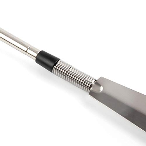 Premium Long Handled Shoe Lifter Twist to Lock 16" to 31" Adjustable Expander Shoe Horn - Extends & Collapses Stainless Steel Telescopic Spring Shoehorn