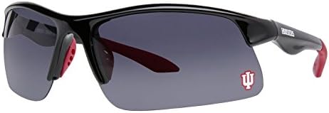 Indiana Hoosiers Collegiate Polarized Sunglasses, Sport Rim, Black