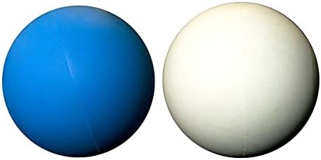 LBS-2 Pack Lacrosse Massage Balls -Blue White