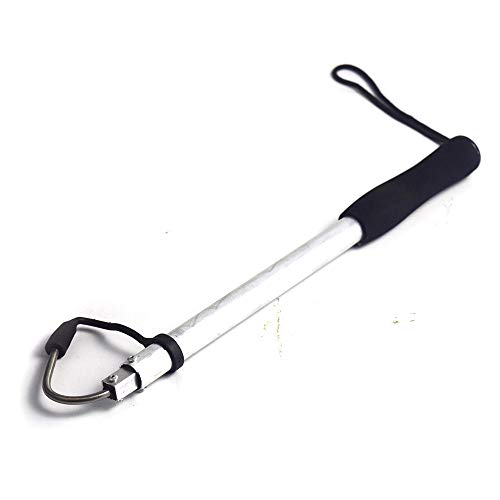 MIGHTYDUTY New Three-Section, Telescopic Fish Gaff with Stainless Sea Fishing Spear Hook Tackle, Aluminum Alloy Pole for Saltwater Fishing