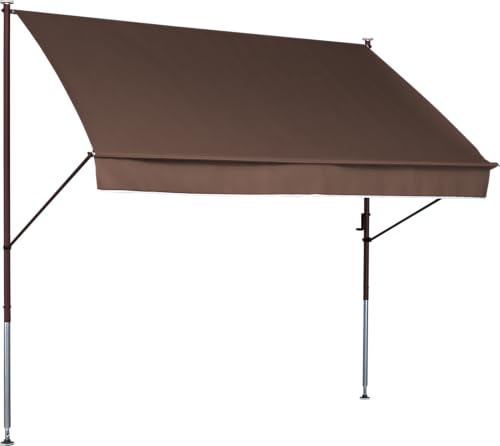 ANGERER Klemmmarkise Style braun, 400 cm