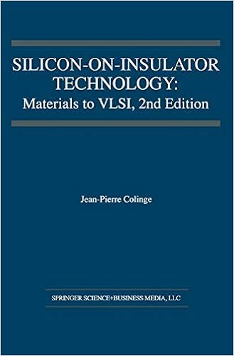 Silicon On Insulator Technology Materials To Vlsi Colinge J P 9780792380078 Amazon Com Books