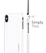 Spigen Thin Fit Designed for Apple iPhone Xs Case (2018) / Designed for Apple iPhone X Case (2017) - White